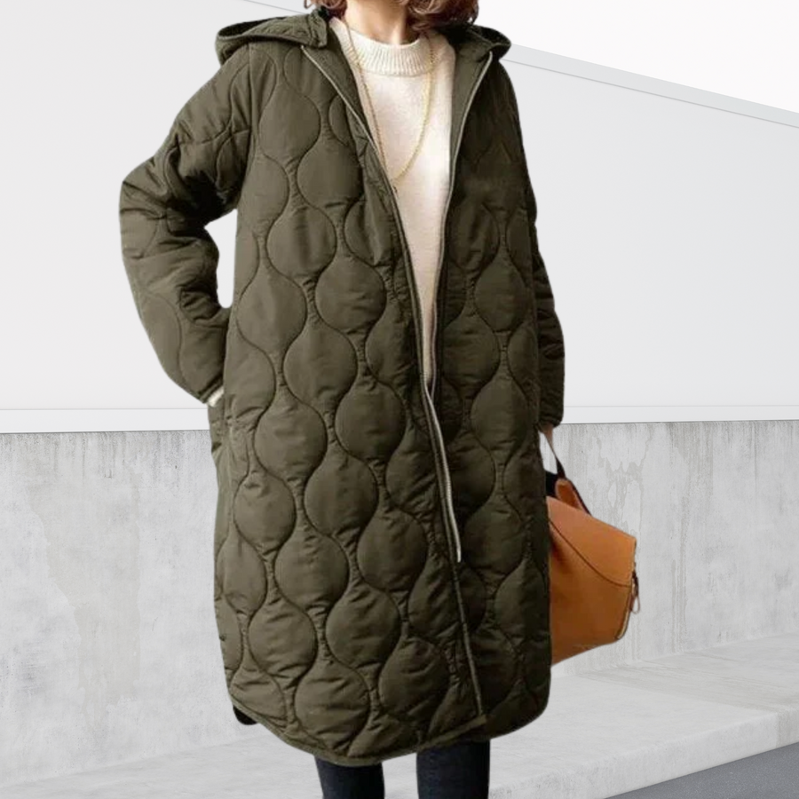Harlow | Oversized hooded Parka with details view 3