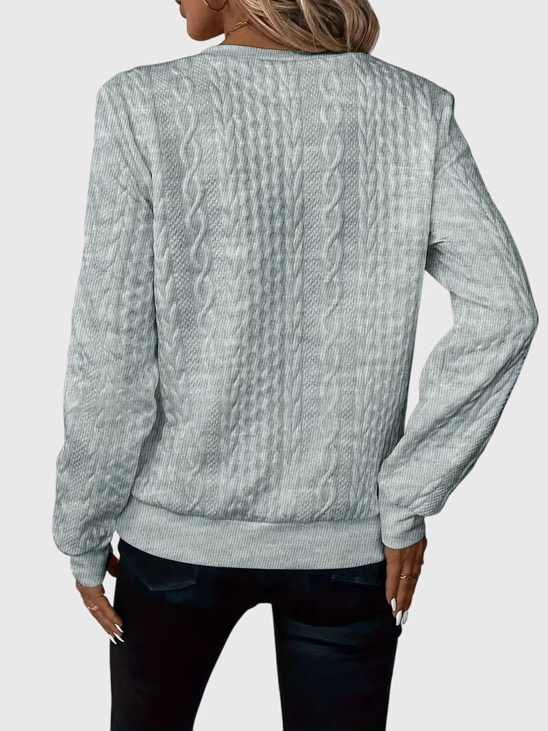 Casimira | Cable Knit Quarter-Zip Sweater view 18
