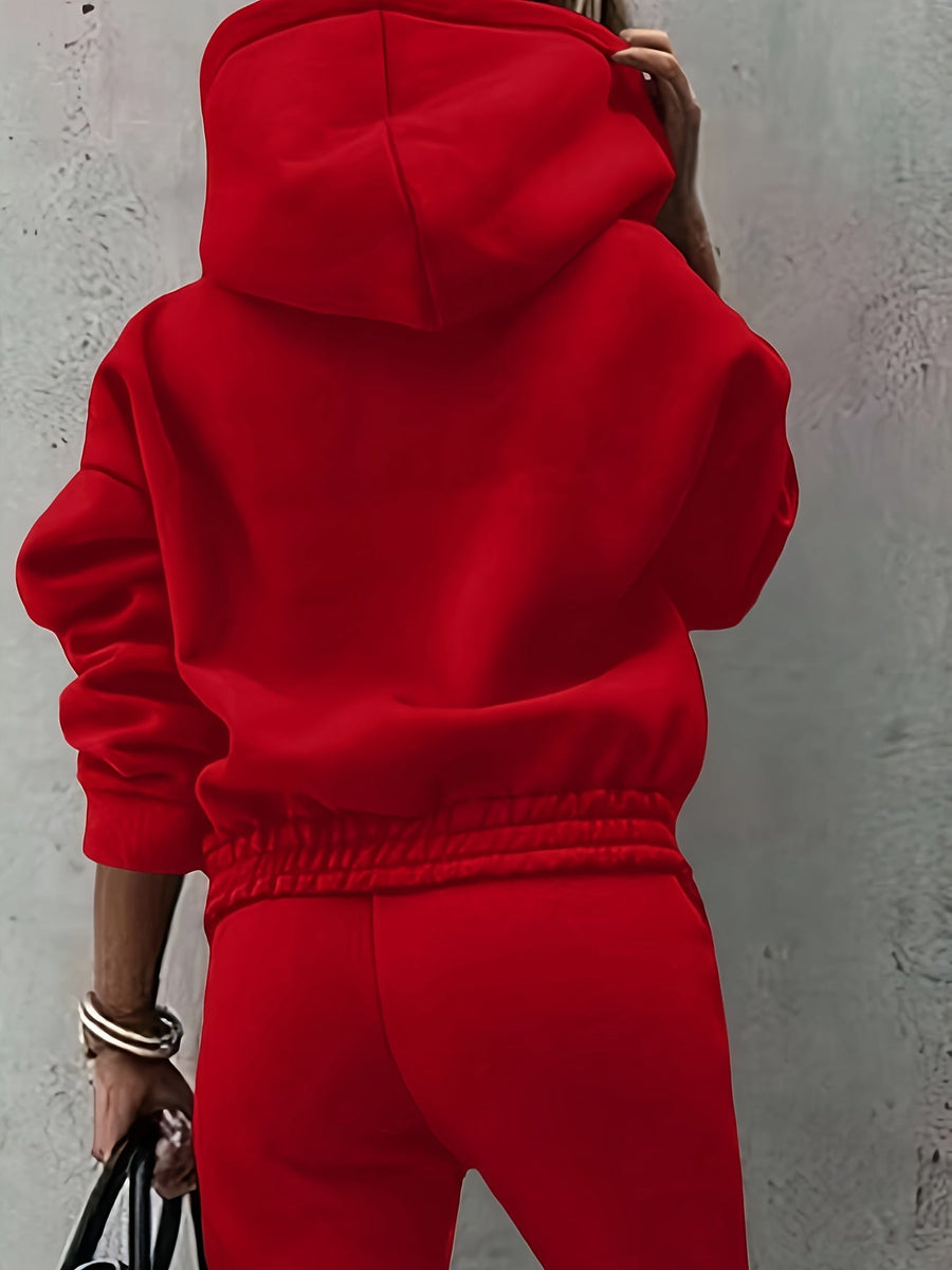 Farrah | Women's Hoodie and Jogger Set – Two Piece Lounge Sweatsuit view 5