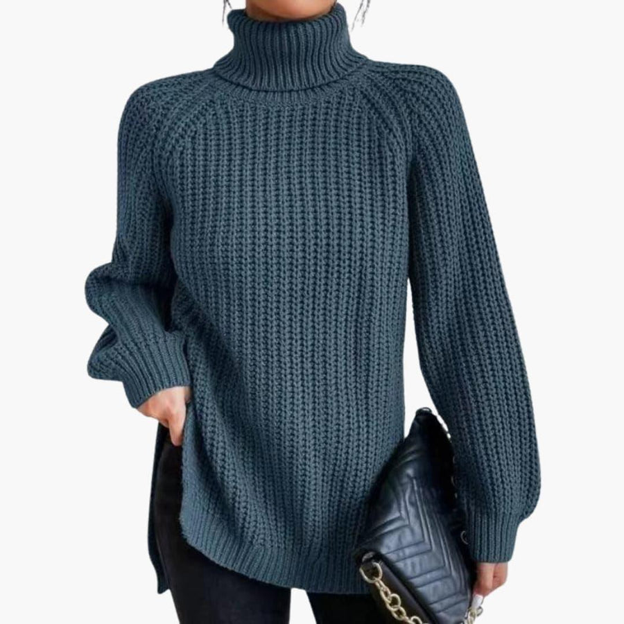 Fantine | Knitted Jumper with Turtleneck and Long Sleeves view 11