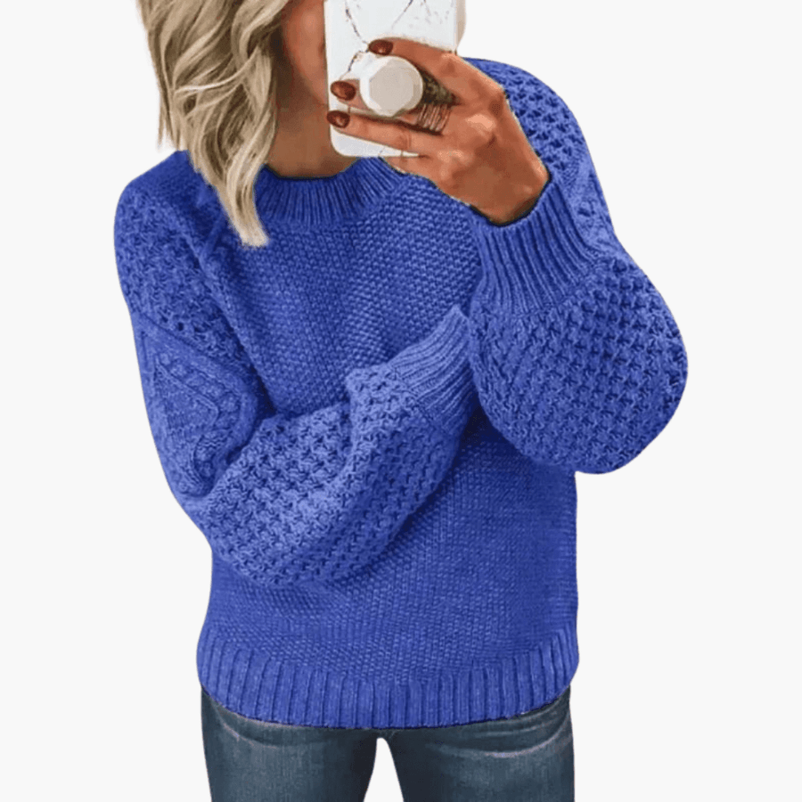Xanthippe | Knit Jumper with Long Sleeves and Pullover Style view 4