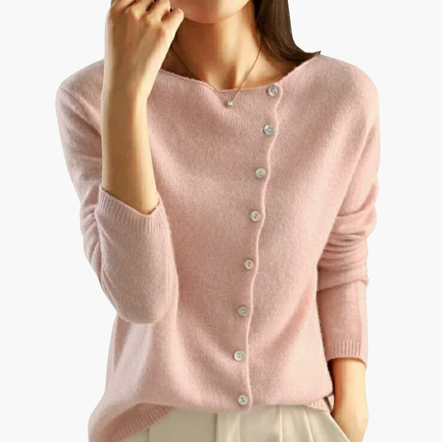 Jessalyn | Long-Sleeve Buttoned Cardigan for Women – Stylish & Comfortable view 4