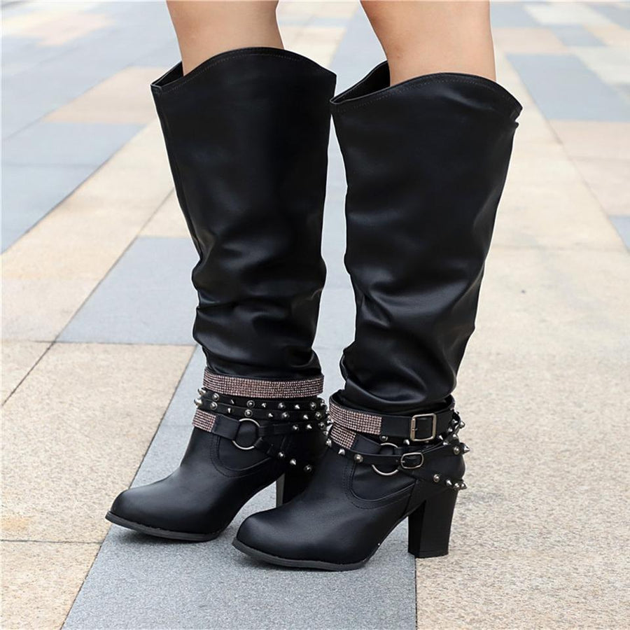 Hollis | Mid-Calf Buckle Closures Boots view 5
