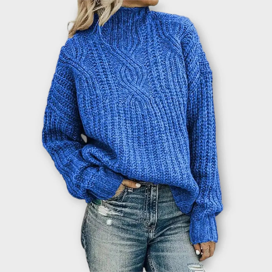 Rosamund | Modern High-Neck Sweater view 5