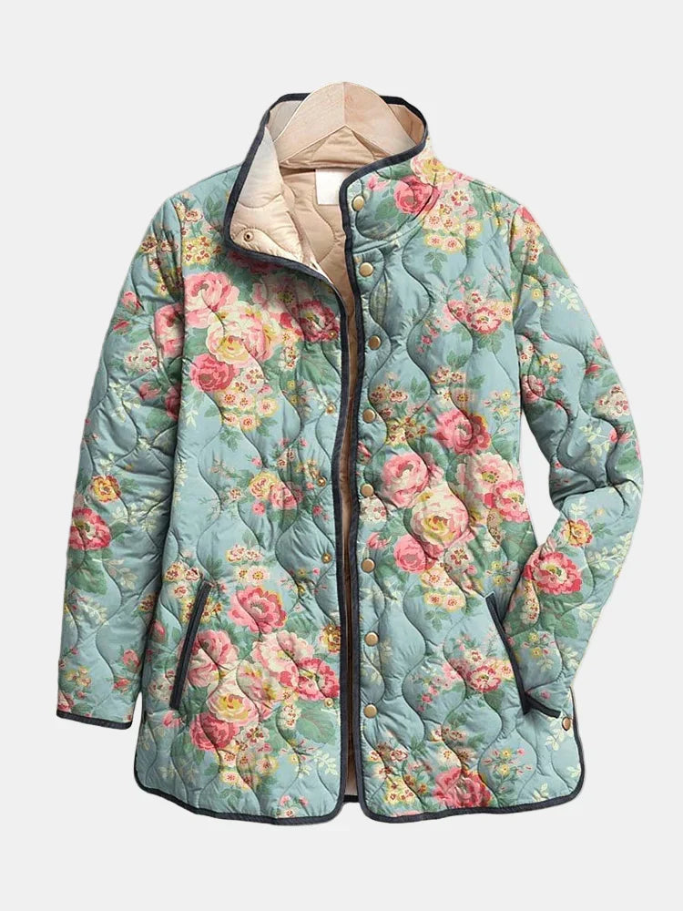 Novalie | Quilted Floral Print Jacket
