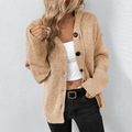 Darcy | Women's Winter Cardigan – Cosy Hooded Button-Front