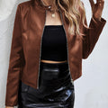 Rosaline | Women's Zip Up Jacket – Sleek Tailored Fall Layer