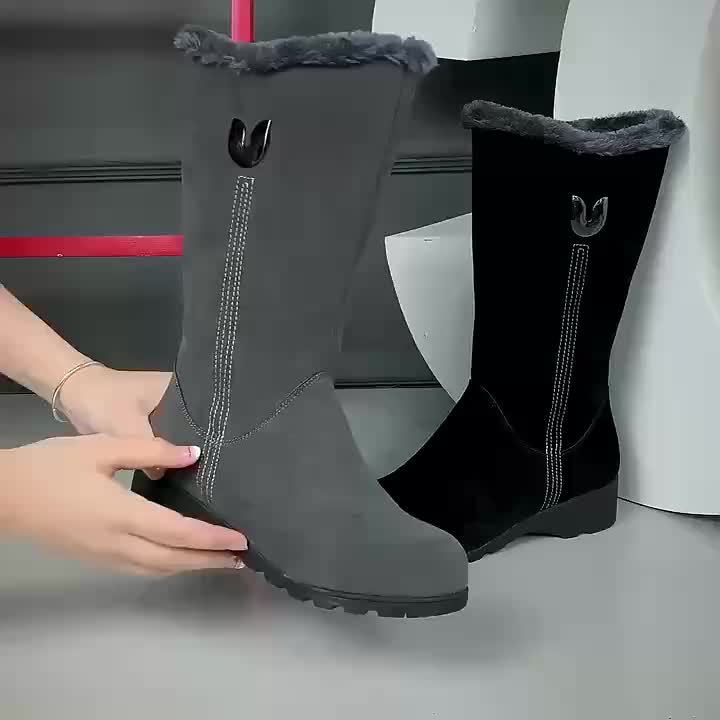 Solveig | Women's Winter Boots – Cozy Cuffed Mid Calf Snow Boots view 10