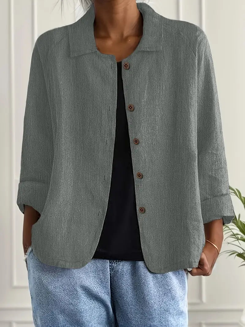 Ada | Women's Field Jacket – Casual Button-Front Lightweight view 5