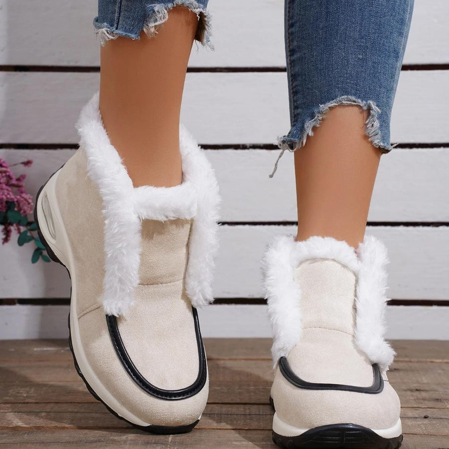 Thalinda | Ankle Padded Platform Boots view 4