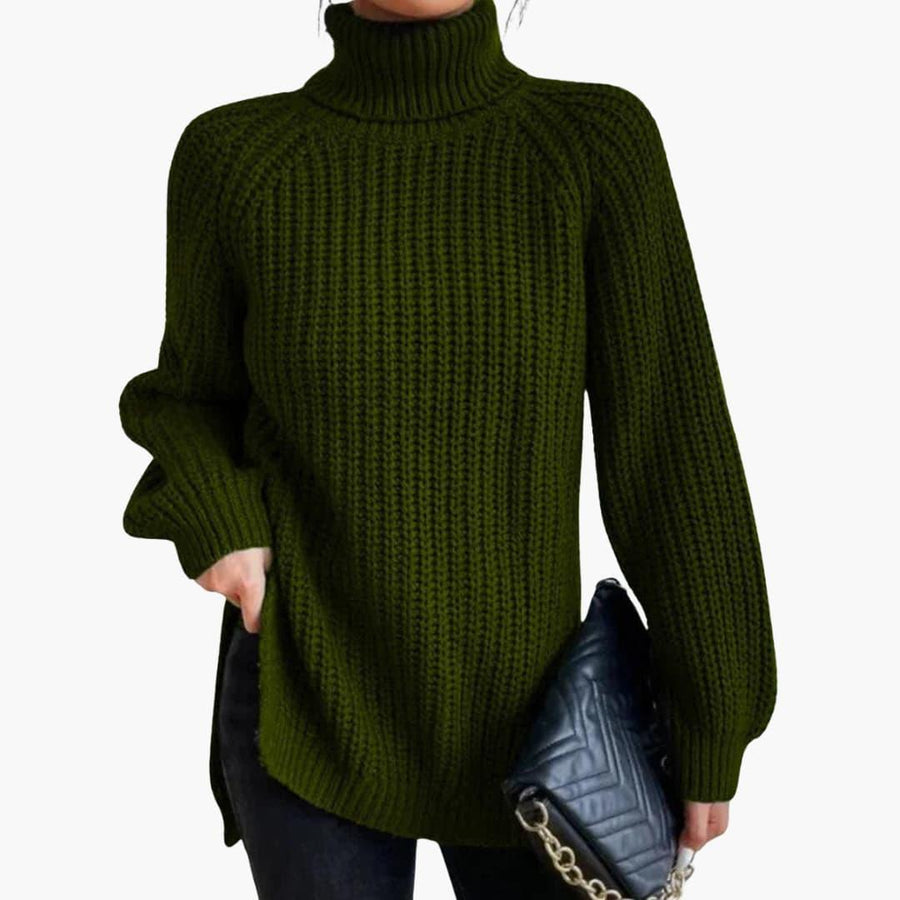 Fantine | Knitted Jumper with Turtleneck and Long Sleeves view 8