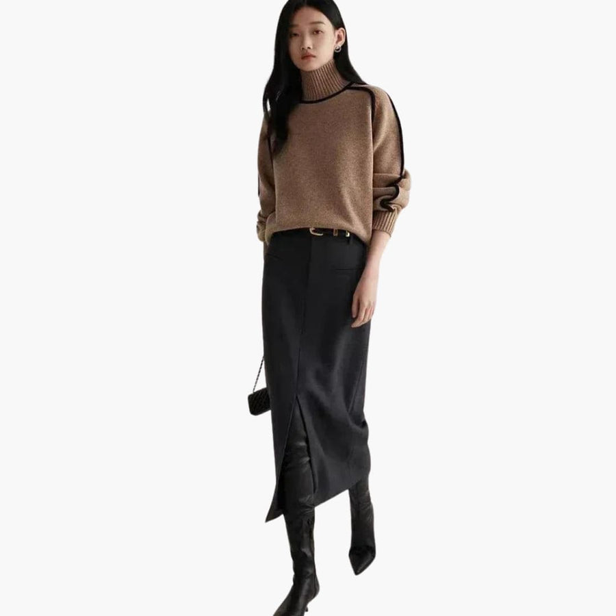 Petra | Turtleneck Jumper with Long Sleeves and Cosy view 10