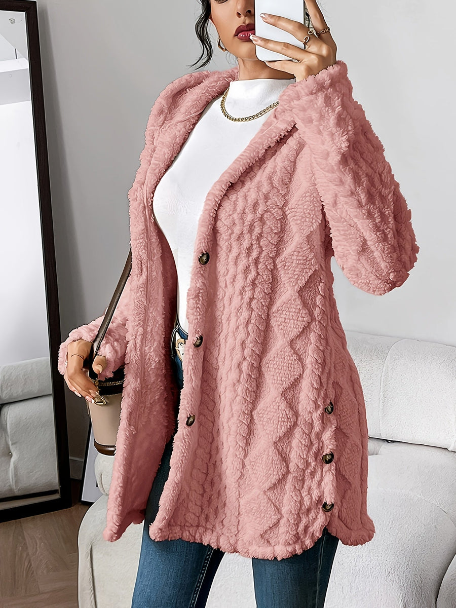 Noelani | Plush Hooded Cardigan view 8