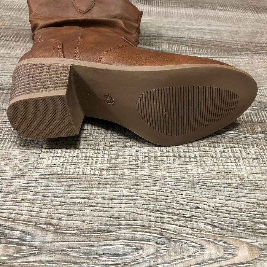 Yolette | Wide Calf Western Cowboy Boots view 6