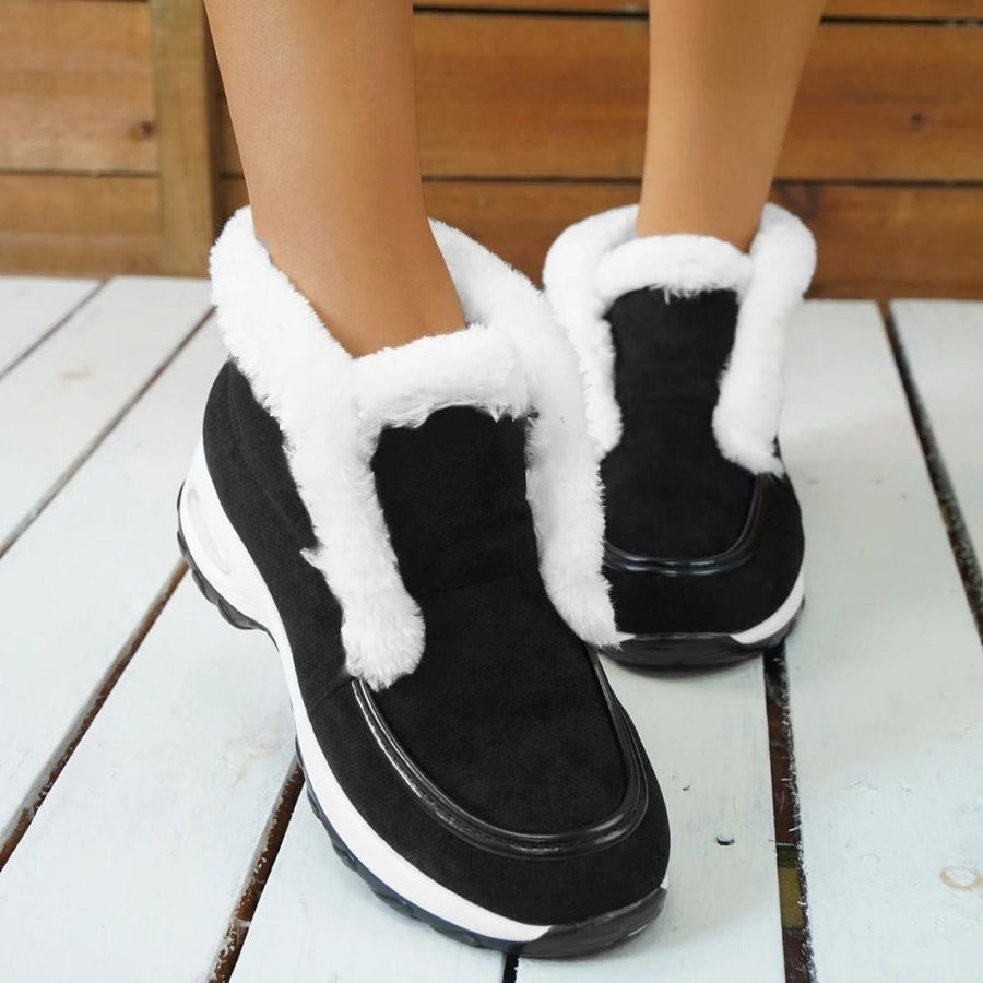 Thalinda | Ankle Padded Platform Boots view 3