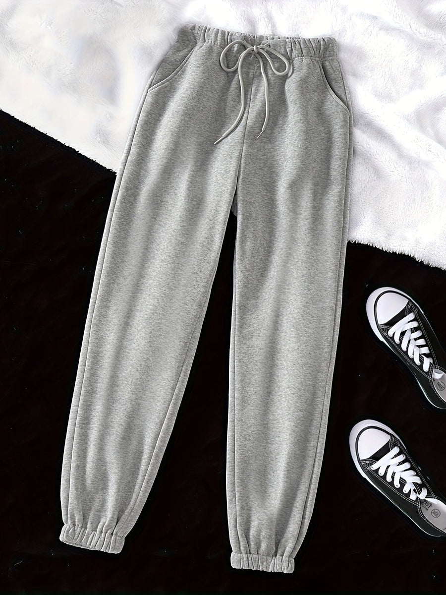 Frances | Women's Joggers – Relaxed Drawstring Lounge Sweatpants view 2