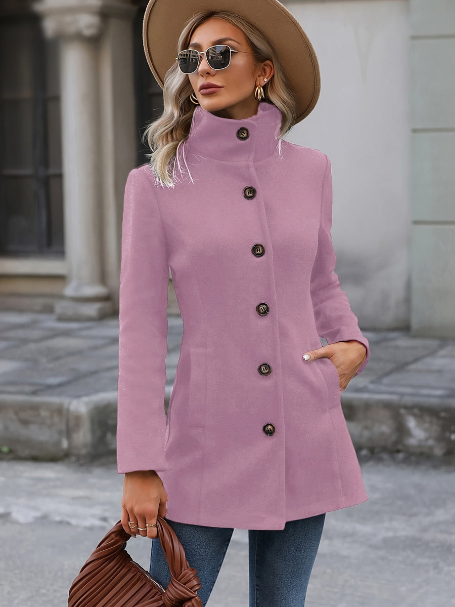 Annalise | Women's Belted Coat – Waist Cinching Mid Length Winter Coat view 4