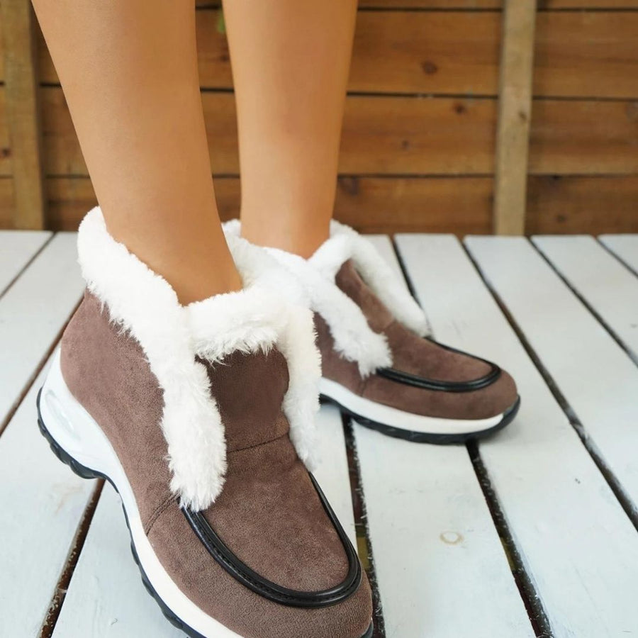 Thalinda | Ankle Padded Platform Boots view 2
