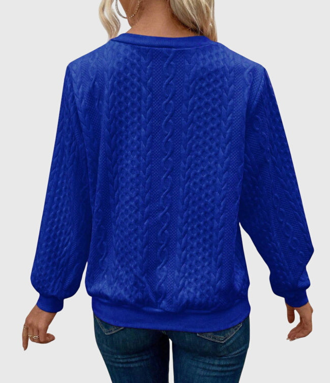 Casimira | Cable Knit Quarter-Zip Sweater view 23