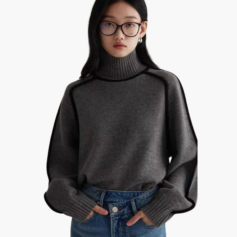 Petra | Turtleneck Jumper with Long Sleeves and Cosy
