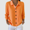 Marielena | Knit Cardigan with Button-Up Closure and Relaxed Fit
