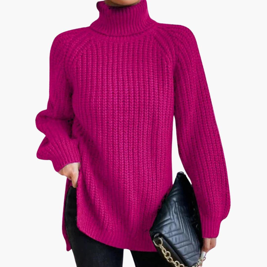 Fantine | Knitted Jumper with Turtleneck and Long Sleeves view 7