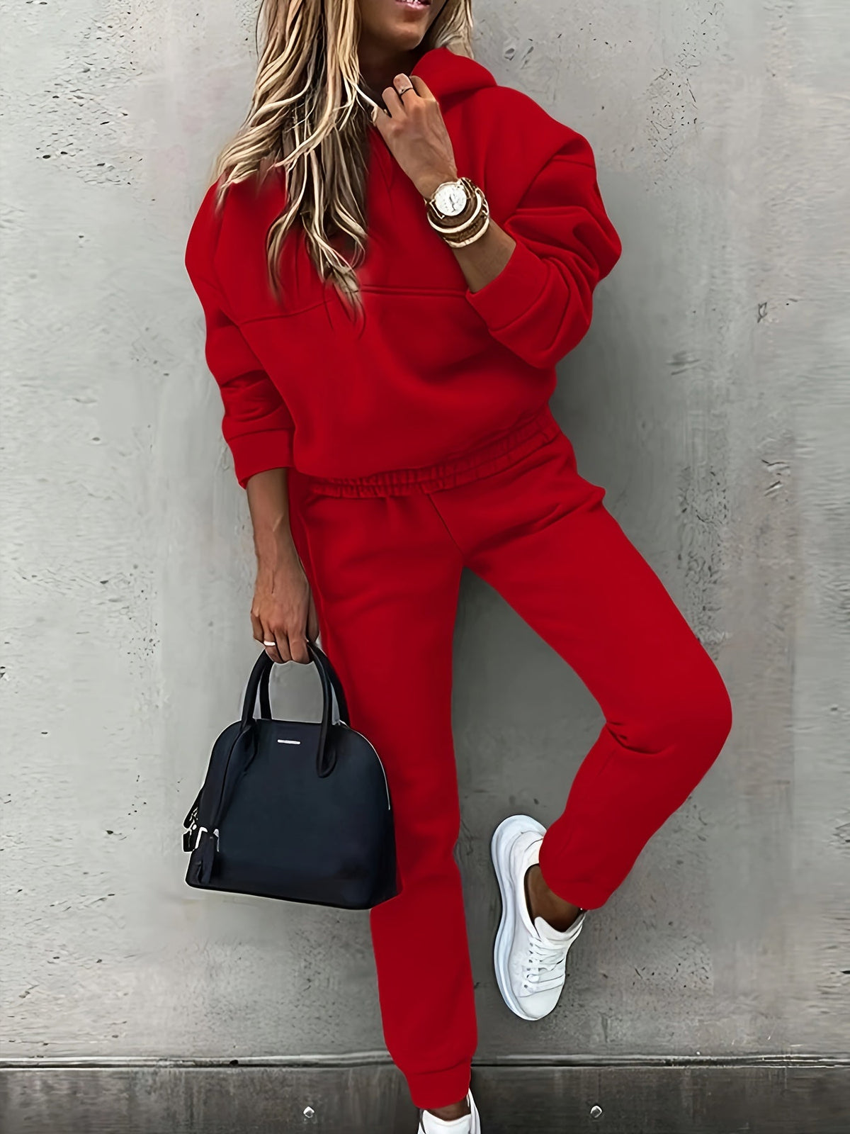 Farrah | Women's Hoodie and Jogger Set – Two Piece Lounge Sweatsuit