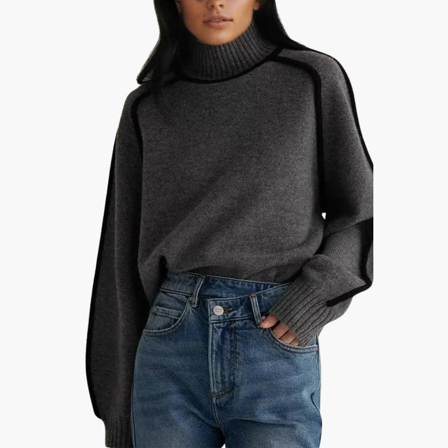 Petra | Turtleneck Jumper with Long Sleeves and Cosy view 4