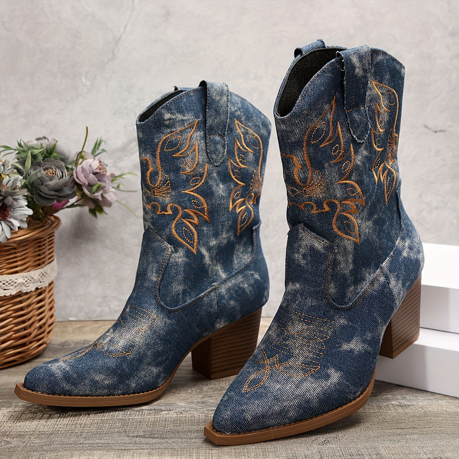 Rosaria | Wide Calf Western Cowboy Boots view 12