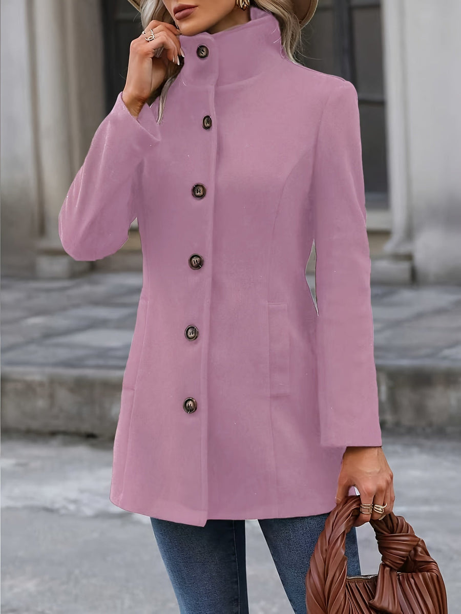 Annalise | Women's Belted Coat – Waist Cinching Mid Length Winter Coat view 3