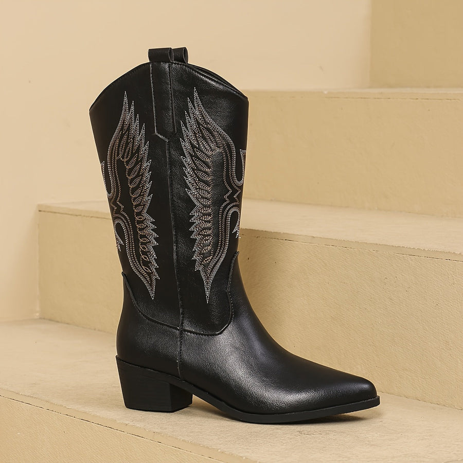 Wilhelmine | Wide Calf Western Cowboy Boots view 4