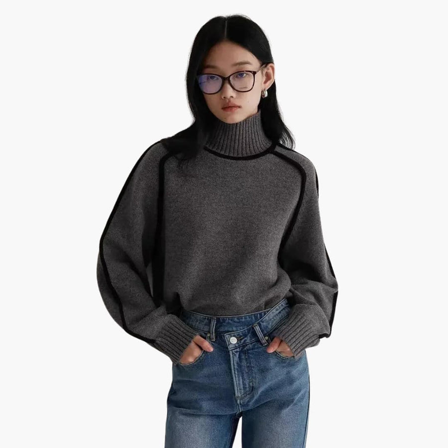 Petra | Turtleneck Jumper with Long Sleeves and Cosy view 2