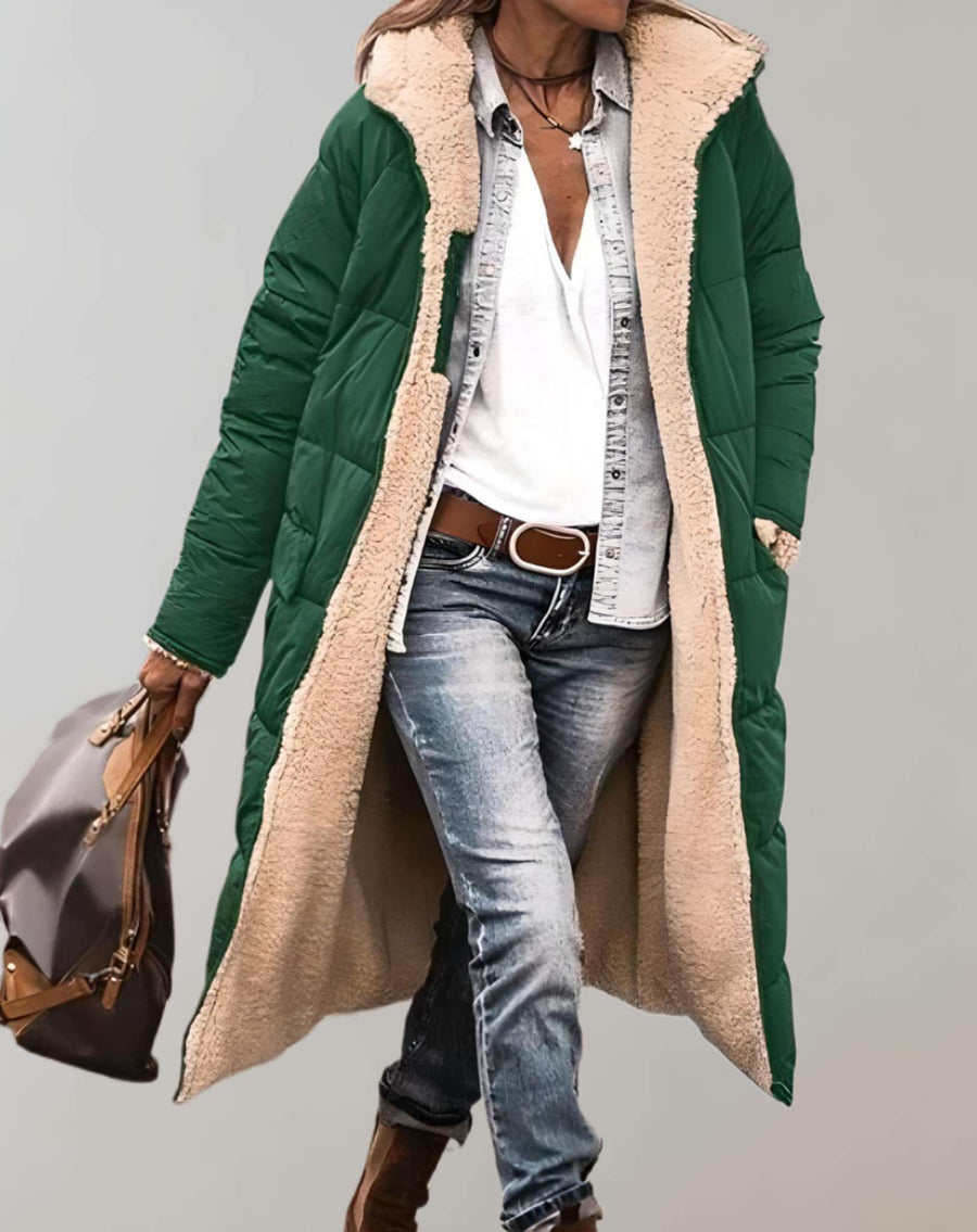 Clara | Women's Puffer Jacket – Fleece-Lined Winter Coat view 5