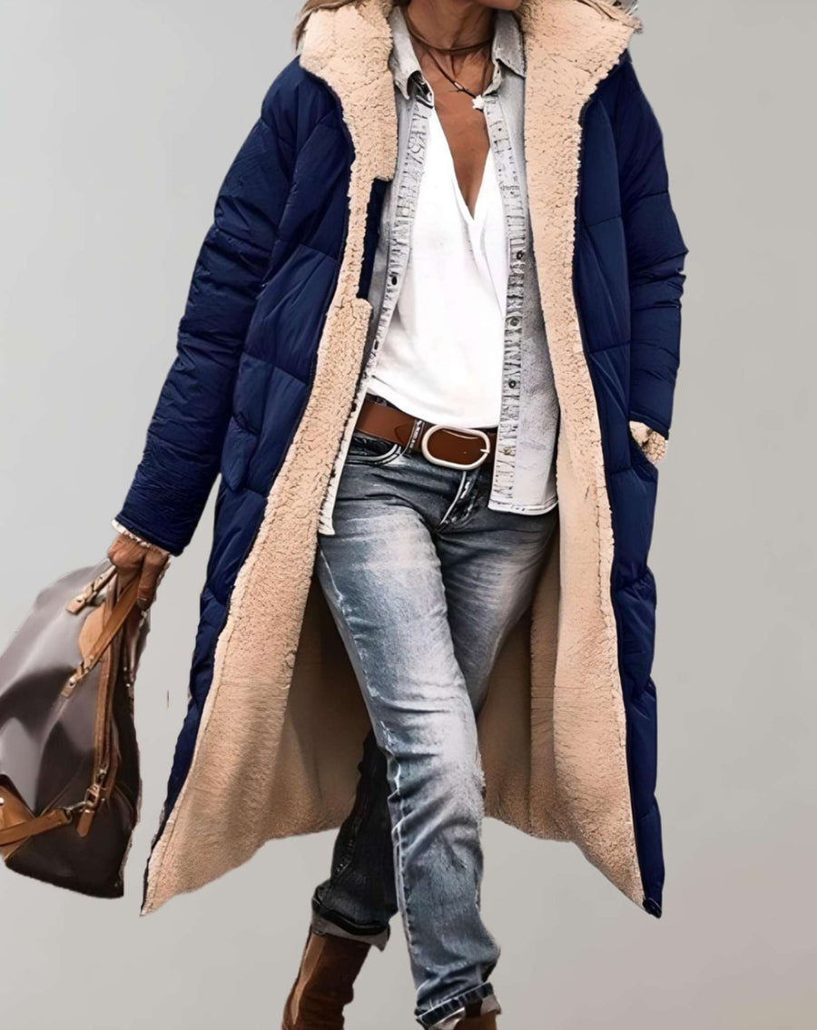 Clara | Women's Puffer Jacket – Fleece-Lined Winter Coat view 4