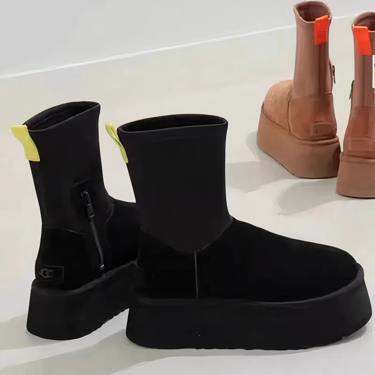 Marielle | Smooth Shaft Side Zip Closure Boots