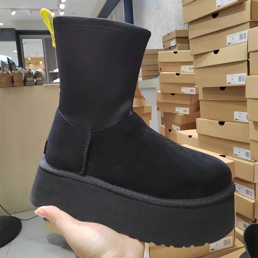 Marielle | Smooth Shaft Side Zip Closure Boots view 3