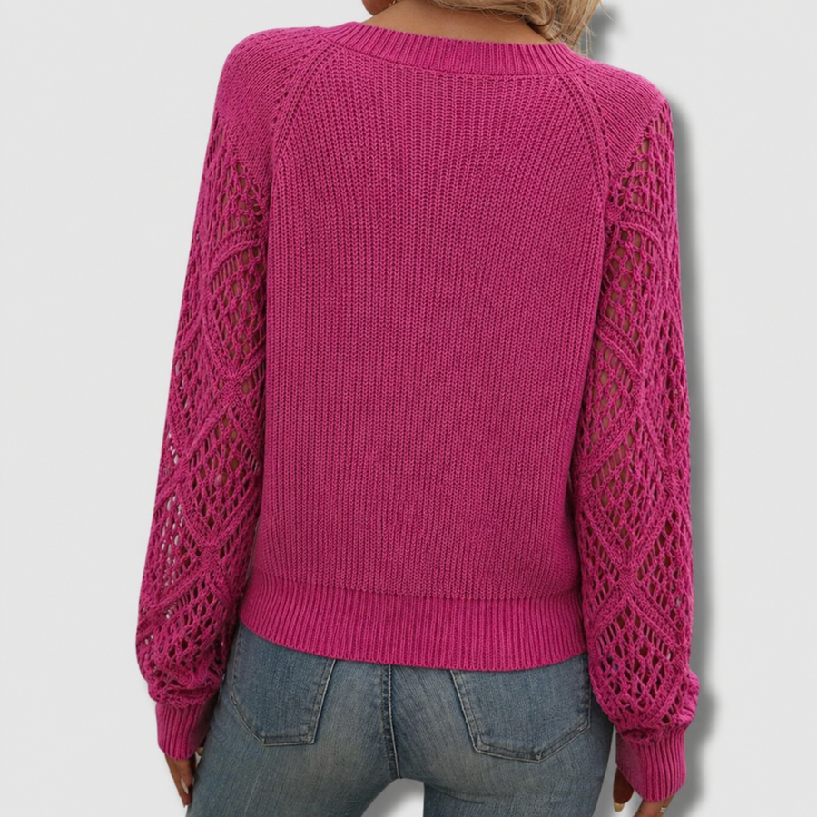 Beryl | Elegant V-Neck Sweater view 3