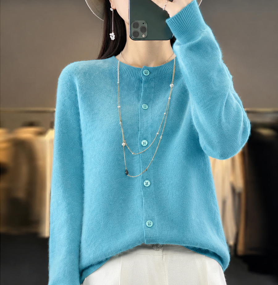 Prudence | Women's Winter Cardigan – Classic Buttoned Knit view 6