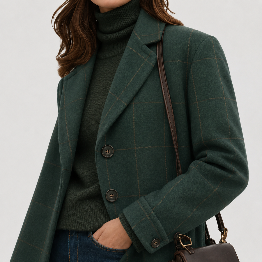 Ottoline | Warm Fabric-Blend Overcoat view 2