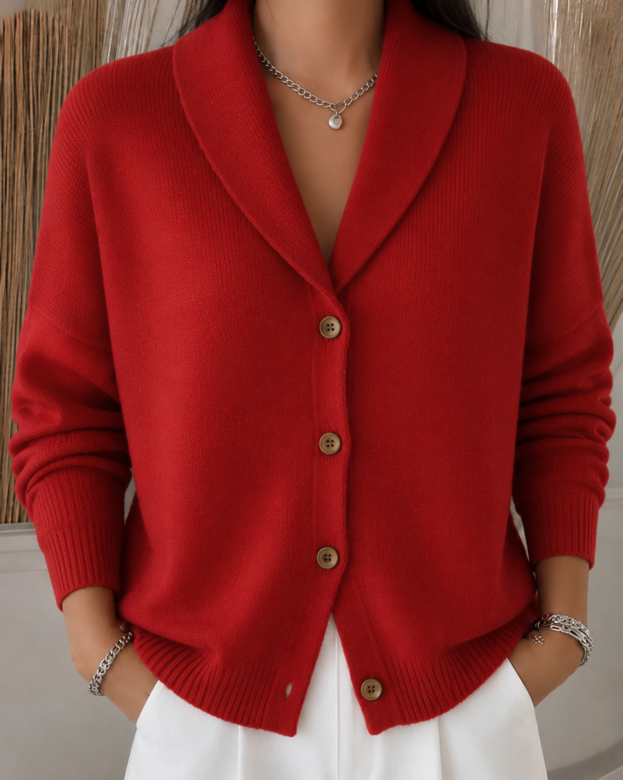 Yasmin | Button Collar Cardigan view 3