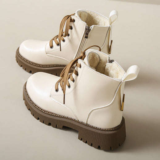 Danika | Side Zipper Round Toe Boots view 5