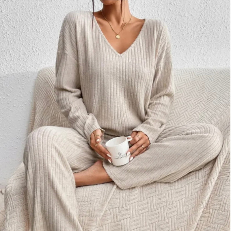 Ivory | Knitted 2-piece set
