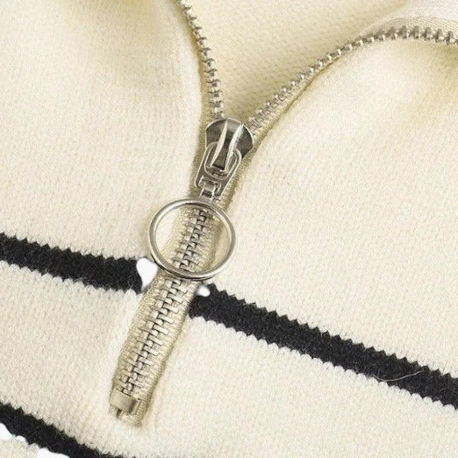 Charlotte | Striped Jumper with Crew Neck and Long Sleeves view 4