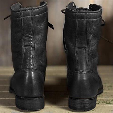Emma | Women's Lace Up Boots – Combat Style Heritage Winter Boots view 4