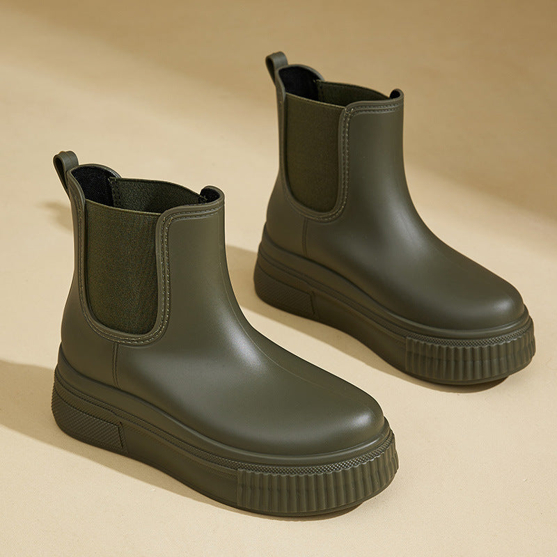 Yseulte | Platform Ankle Elastic Side Panels