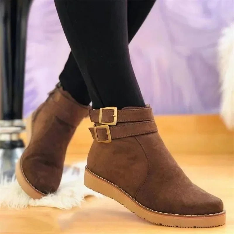 Quintessa | Double Buckle Strap Boots view 2