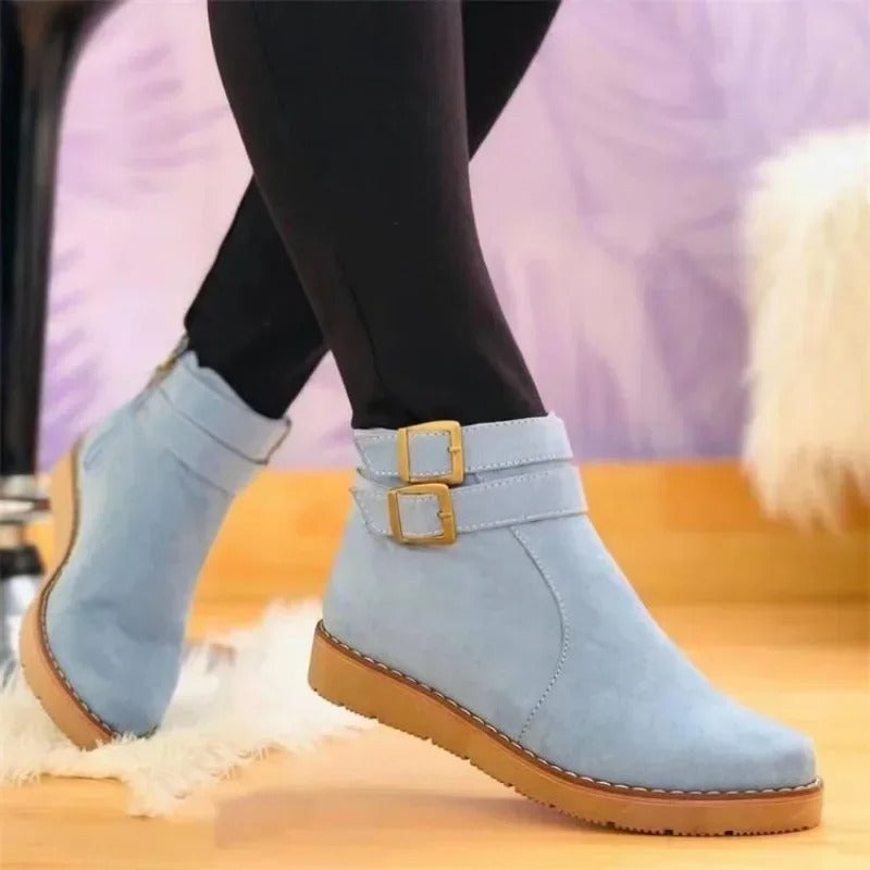 Quintessa | Double Buckle Strap Boots view 3