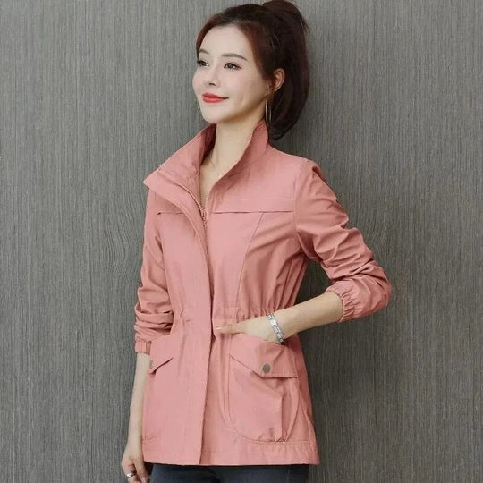 Kay | Women's Trench Coat – Lightweight Waterproof, Plus Size view 3