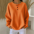 Delphina | Cozy Waffle Sweater