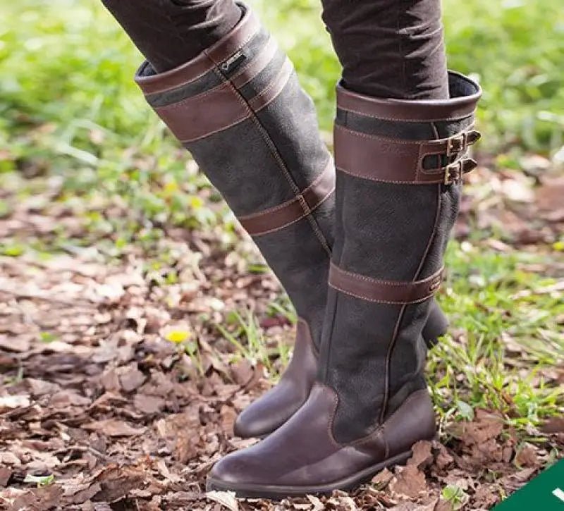 Everly | Women's Waterproof Knee High Boots – Leather Riding Boots